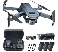 2650 ft Control Range Super Enduring Brushless Motor Drone with 84 Mins Super Long Flight Time, Drone with 4K HD Camera for Beginners, CHUBORY A77 WiFi Quadcopter, Follow Me, Auto Hover, 3 Batteries