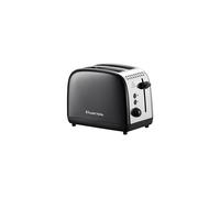 Stainless Steel 2 Slice Toaster Black