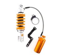 265mm Universal Rear Shock Absorber With Dual Damping Adjustment Compatible With VIXION R155 YZF-R15 CBT125 GSX-R/S150 Fits Various 150cc 125cc Motorcycle Models