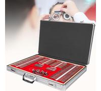 266-Piece Optical Trial Lens Set - Professional Optometry Kit with Durable Metal Rim Lenses & Aluminum Case - Includes Trial Frame for Precise Vision Testing - Essential Tool for Eye Exams