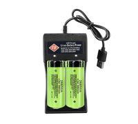26650 Charger Set with Rechargeable Battery 5000 MAH and 2-Slot Battery charger include,Portable High Lumens for Running Camping Emergency