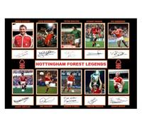 267) Nottingham Forest x10 Legends Signed A4 Photograph (21 X 297 CM) Art Work Wall Art Display Great Gift Idea (REPRINT) #####