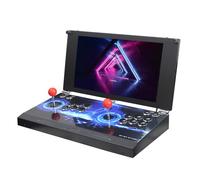 26800 in 1 Hand-held Portable Arcade Game Console 17.5-inch HD Screen Dual Players Pandoras Box DX, Retro Video Game Machine Search/Hide/Save/Load/Pause Games (Blue 26800 70s)
