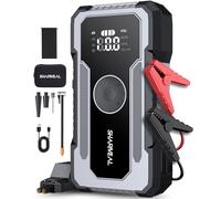 26800mAh Car Jump Starter With Air Compressor SHARMEAL 5-in-1 Jump Starter Power PackBattery Pack for Up to 9.0L Gas and 8.0L Diesel 150PSI