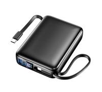 26800mAh Power Bank with 22.5W Super Fast Charging, Portable Charger with Digital Display & 4 Outputs, Dual Built-in Cables External Battery Compatible with iPhone 16/15/14/13/12, Android and More