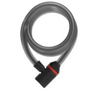 268015 - spiral padlock with combination k-traz c9 15 mm - 185 cm Black
