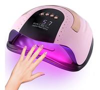 268W UV LED Light Lamp Nail Dryer for Gel Polish with 57 pcs Dual Light Beads 4 Timer Setting and Automatic Sensor(Comes with 5 Free Gifts)