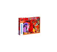 26987 Clementoni-26987-Supercolor-The Incredibles Pièces 26987-Supercolor 2-60 Pieces Puzzle, Multi-Coloured