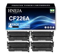26A Toner Cartridge, Compatible CF226A Black Toner Cartridges for HP M402n M402dn M402dw M426dw M426fdn M426fdw Printer,Black-4 Pack