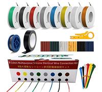 26AWG Silicone Electrical Stranded Wire Kit 8 Colors Tinned Copper Cable
