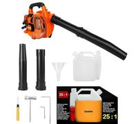 26Cc Handheld Petrol Leaf Blower Powerful 2 Stroke Air Cooled Engine For Garden And Yard