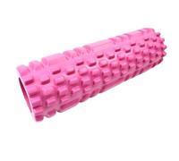 26cm Foam Roller Yoga Column Gym Fitness Exercise Back Massage Roller Yoga Roller Home Fitness Equipment for Legs, Arms(Rose red)