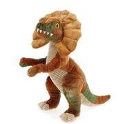 Keel Toys KEELECO SE2269 - 100% Recycled Soft Toy - Ecological Toy for Children - Diloplosaurus Dinosaur Soft Toy 26 cm