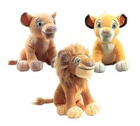 26cm Stuffed Animal Doll Set of Mufasa Simba and Nala from The Lion King