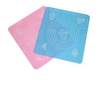 26cm x 29cm Silicone Rolling Mat for Fondant Clay Pastry Icing Dough Random Color