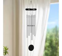 26in 6 Tubes Wind Chime, Wind Chime with S-Hook That can Make Beautiful Sounds Suitable for Indoors, Gardens