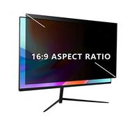 26In Computer Screen Filter Film, 16:9 Aspect Ratio Widescreen Laptop Monitor Screen Protector, Eye Protection Anti Glare Blue Light Filter Privacy Shield, for Public Places