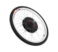 26in Electric Bicycle Rear Wheel kit E-Bike Conversion Kit Rear Wheel Motor 48V 1000W Adjustable Speed Maximum Speed 55km/h Disc Braking with Pedal Assistant Sensors and Controller Bag