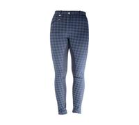 (26in, Navy Check) HyPERFORMANCE Womens/Ladies Harby Jodhpurs