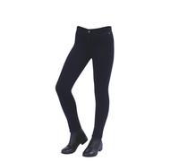 (26in, Navy) Dublin Childrens/Kids Supa-fit Zip Up Knee Patch Jodhpurs