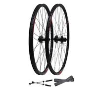 26inch Disc Brake Mountain Bike Wheelset 100/135mm Quick Release Front Rear Wheel Aluminum Alloy Bike Rims 28H(Wheelset)