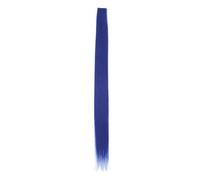 26inch Full Shine Tape in Hairs Extensions,3Pcs Synthetic Double Sided Invisible Straight Ins Hair Extension for Women(Blue)