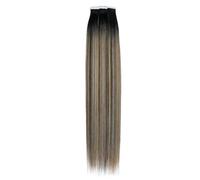 26inch Full Shine Tape in Hairs Extensions,3Pcs Synthetic Double Sided Invisible Straight Ins Hair Extension for Women(TT-FLAXBROWN)
