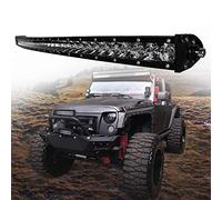 26inch LED Light Bar,120W Curved Single Row, Spot Flood Combo, IP68 Waterproof Driving Fog Lamp, 12V 4WD Off Road Lighting, LED Work Lights for UTE ATV UTV SUV Boat Trucks (120W)
