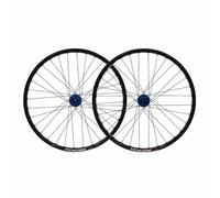 26inch Mountain Bike Wheel Set, Loose Ball Hub, 7 8 9 Speed Cassette, Disc Brake Quick Release Front Rear Wheel 100/135mm, Aluminum Alloy Bike Rims, Schrader Valve(Black Blue)