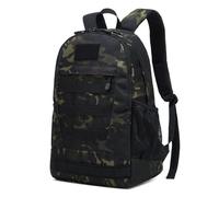 26L Backpack Tactical Trekking Backpack Hiking Backpacks School Bag Daypacks School Backpacks Student Bag Universal Sports Bags Laptop Bags for Outdoor Sports Camping Hiking Travel Trip , Black Camo