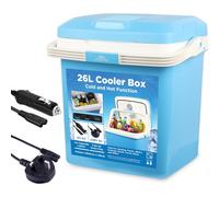26L Electric Cooler Box Power 12V Car Cigarette Lighter Cool Fridge Camping
