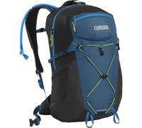 (26L, Gibraltar Navy/Summer Lime) Camelbak Fourteener Hydration Hiking 26L Mens Cycling Breathable Marathoner 3L Reservoir
