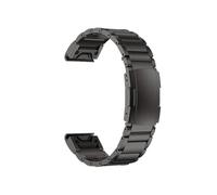 26mm 22mm Quick Adaptation Titanium Strap Fit For Garmin Fenix8 6/6X/6XPro/7/7X/5/5X/5XPlus/3/Forerunner 945 935(Black,22mm)