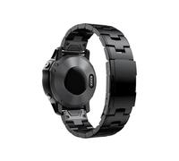 26mm 22mm Quick Adaptation Titanium Strap Fit For Garmin Fenix8 6/6X/6XPro/7/7X/5/5X/5XPlus/3/Forerunner 945 935(Black 02,26mm)