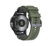26mm 22mm Quick Fit Silicone Strap For Garmin Fenix 8 47mm 51mm E 7 7X 6X Pro 5X Plus Epix Pro Gen 2/Enduro 3 Replace Bracelet Accessories(Army green,22mm Fenix 8 47mm)