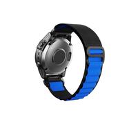 (26mm, A7-Black blue) For Garmin Fenix6x 6por Nylon Watch Strap Quick Release For 7x Pro Enduro Instinct Mk15xplus 22 26mm Arm Strap