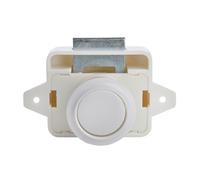 26mm Black Camper Car Push Lock RV Caravan Boat Motor Home Kitchen Cabinet Drawer Latch 1Pcs(White)