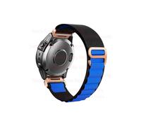 (26mm, C7-Black blue) For Garmin Fenix6x 6por Nylon Watch Strap Quick Release For 7x Pro Enduro Instinct Mk15xplus 22 26mm Arm Strap