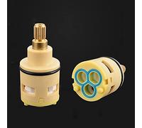 26mm Ceramic Disc Cartridge Plastic Bath Basin Shower Lever Mixer Tap Inner Cartridge Replacement for Bathroom Basin (26MM)