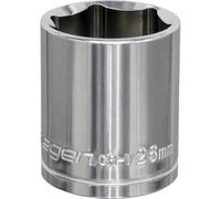 26mm Chrome Plated Drive Socket - Durable High Grade Carbon Steel For 1/2" Square Drive