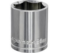 26mm Chrome Plated Drive Socket - Durable High Grade Carbon Steel For 1/2" Square Drive