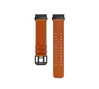26mm Crazy Horse Leather Quick Release Strap Fit For Garmin Fenix 7X 6X Pro 5X Plus/Enduro/Descent Mk2 Mk2i(Brown)