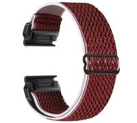 26mm Elastic Watch Bands Compatible for Garmin Fenix 8 51mm/Tactix 8 51mm/Enduro/2X/epix Pro 51mm, Quickfit Nylon Band for Fenix 7X/6X Pro/5X Plus/3/Tactix/Descent MK2i Smartwatches