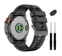 26MM Fenix 7X 6X Pro 5X Plus Quickfit Watch Band, Soft Silicone Strap，For Garmin Enduro 2/Descent MK2i /MK3i 51mm/Tactix 7Pro/Epix Pro 51mm Wristband