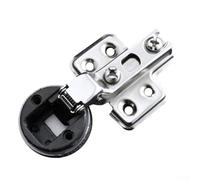 26mm Hinge for Glass Cabinets, for Display and Wine Storage Solutions, Crafted for Longevity (Large Bend)