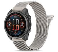 26mm Milanese Loop Compatible with Garmin Fenix 8-51mm/Fenix 7X/6X/5X/3/3HR, Quick Fit Mesh Metal Strap for Tactix 8-51mm/Tactix 7 Pro/Epix Pro 51mm/Instinct 2X/Enduro 51mm