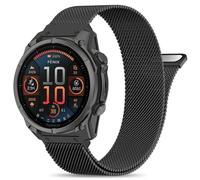 26mm Milanese Loop Compatible with Garmin Fenix 8-51mm/Fenix 7X/6X/5X/3/3HR, Quick Fit Mesh Metal Strap for Tactix 8-51mm/Tactix 7 Pro/Epix Pro 51mm/Instinct 2X/Enduro 51mm