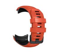 26mm No Gaps Silicone Watchband fit for Garmin Instinct 2X(Orange black)