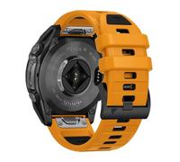 26mm QuickFit Watch Band for Garmin Fenix 8 51mm/7X/6X/5X (Pro/Plus)/Fenix 3 HR, Descent Mk2i Mk2, Tactix 8 7, Enduro 2 3, Epix Pro Gen 2 (51mm) - Silicone Bands Easy Fit Strap for Garmin Watch