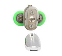 26mm Smooth Shower Door Rollers Glass Sliding Door Pulley Adjustable Upper/Lower Roller for Shower Room Bathroom Sliding Glass Runner